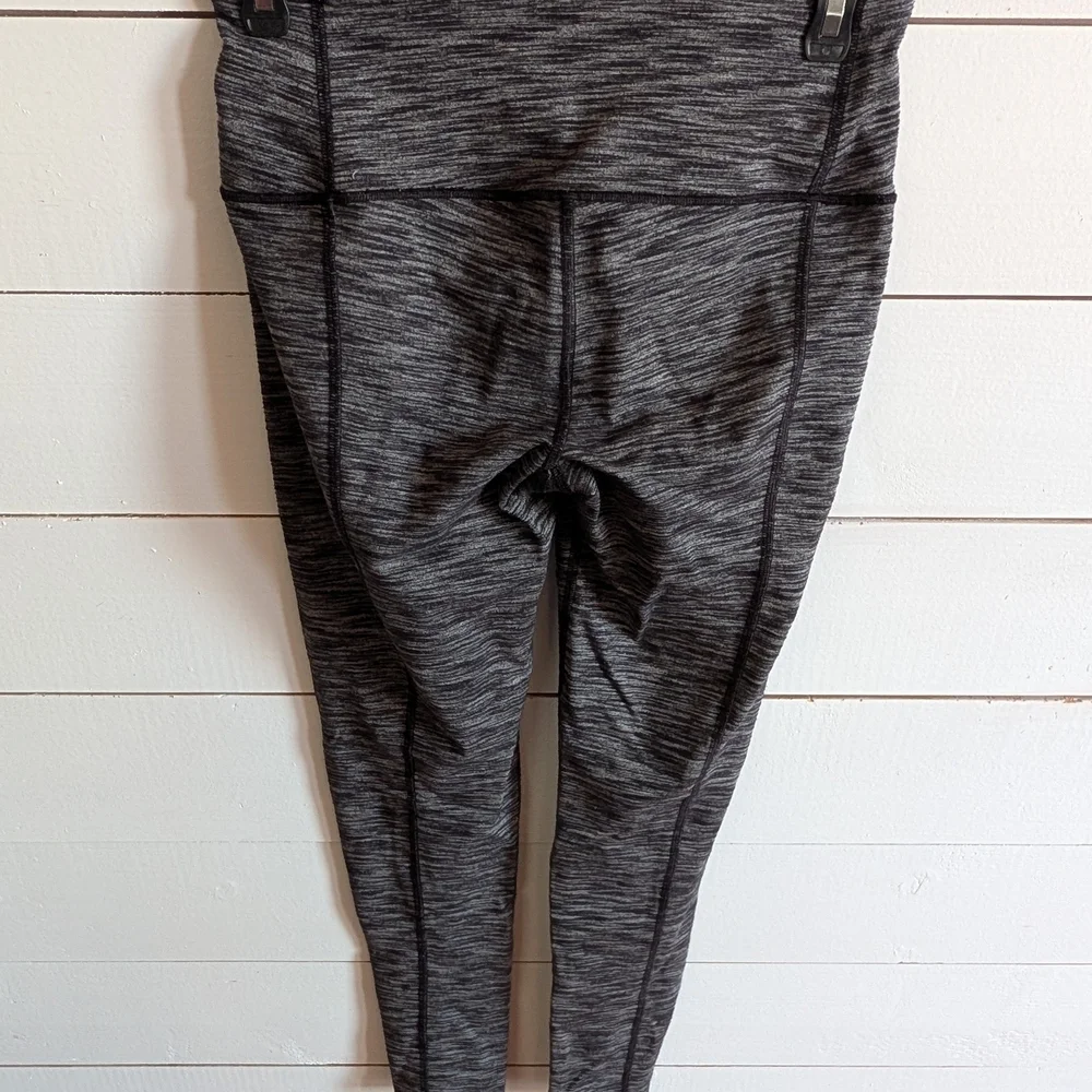 Gray High-Waisted Leggings - Picture 1 of 2